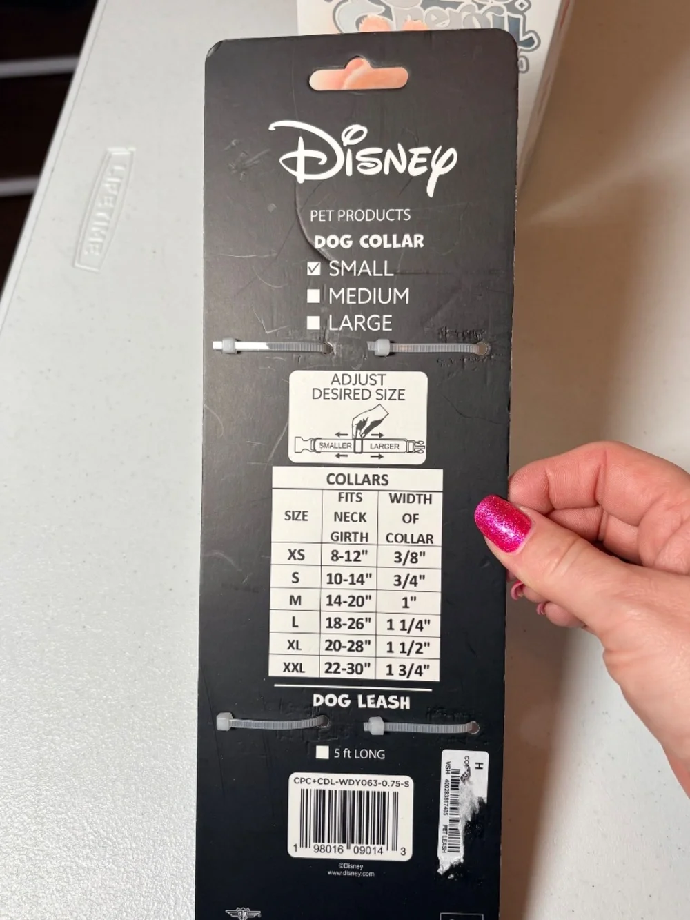 Disney Stitch Dog Collar and Leash set